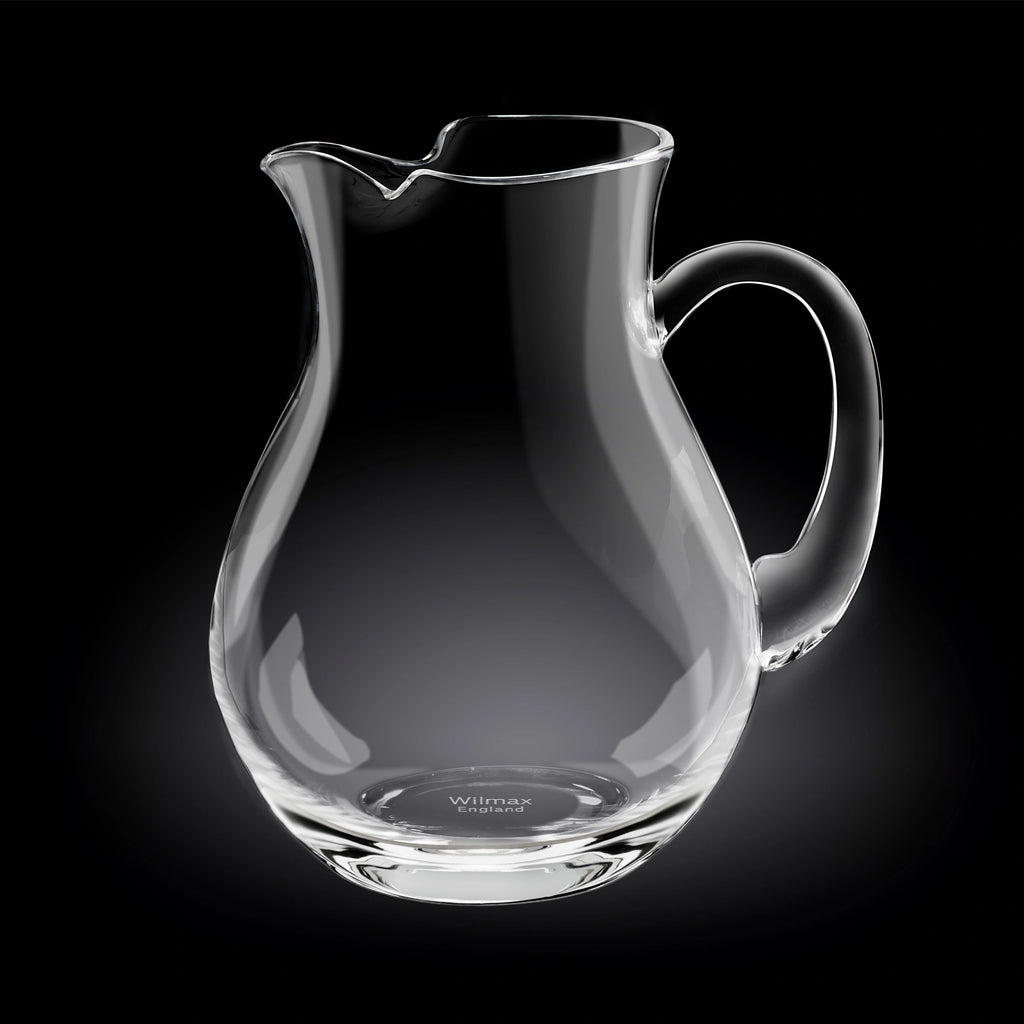 Wilmax Getränkeset Glaskrug 2000 ml mit 6 Gläser 540 ml Kristallglas WL-888350/1C-888022/A6