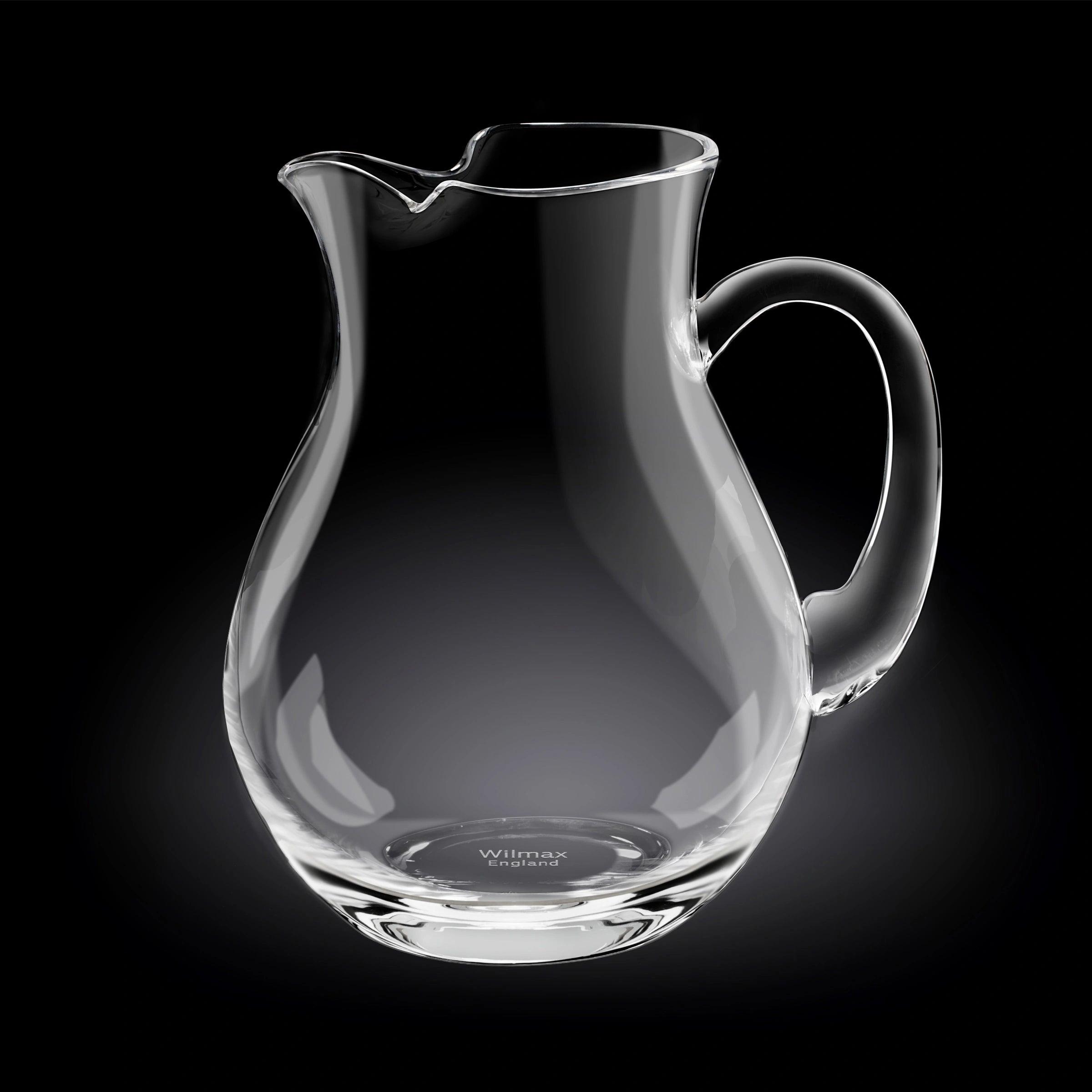 Wilmax Getränkeset Glaskrug 2000 ml mit 6 Gläser 540 ml Kristallglas WL-888350/1C-888022/A6