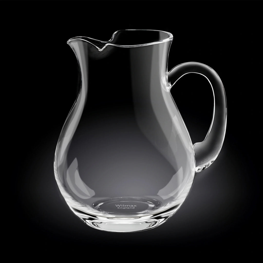 Wilmax Getränkeset 7-teilig mit Krug 2000 ml Transparent aus Crystalline-Glas und 6 Longdrinkgläser 540 ml Transparent aus Crystalline-Glas