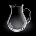 Wilmax Getränkeset 7-teilig mit Krug 2000 ml Transparent aus Crystalline-Glas und 6 Longdrinkgläser 540 ml Transparent aus Crystalline-Glas