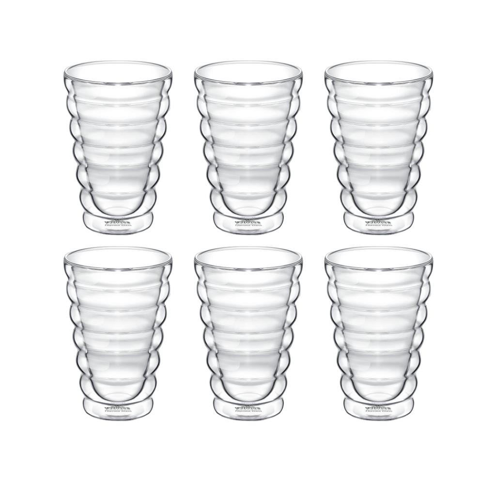 Wilmax Doppelwandiges Thermoglas 250 ml 2er Set WL-888416/A2