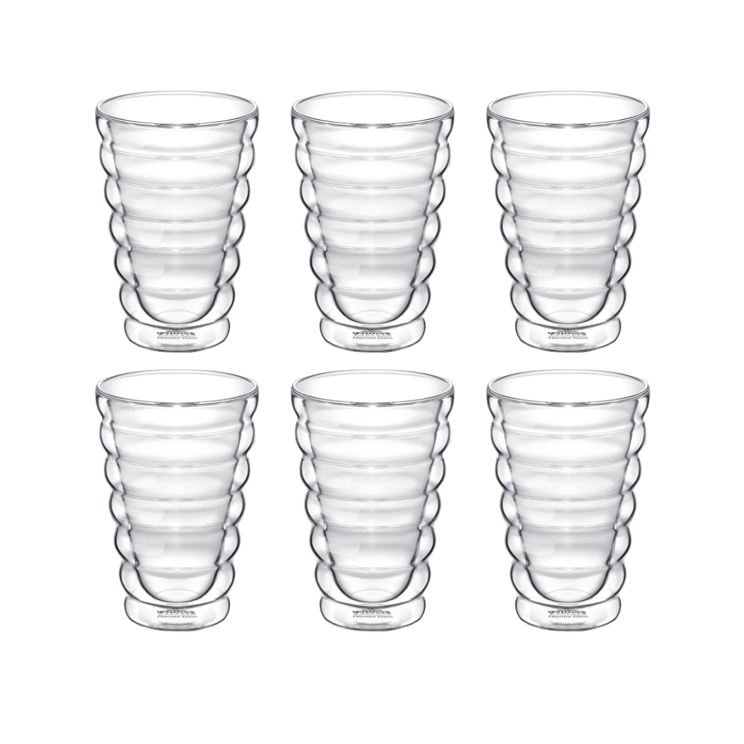 Wilmax Doppelwandiges Thermoglas 250 ml 2er Set WL-888416/A2