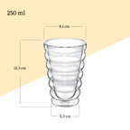 Wilmax Doppelwandiges Thermoglas 250 ml 2er Set WL-888416/A2