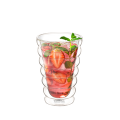 Wilmax Glas mit Doppelwand, 300 ml, 6er Set, WL-888417/A6