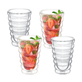 Wilmax Doppelwandiges Thermoglas 300 ml 4er Set WL-888417/A4