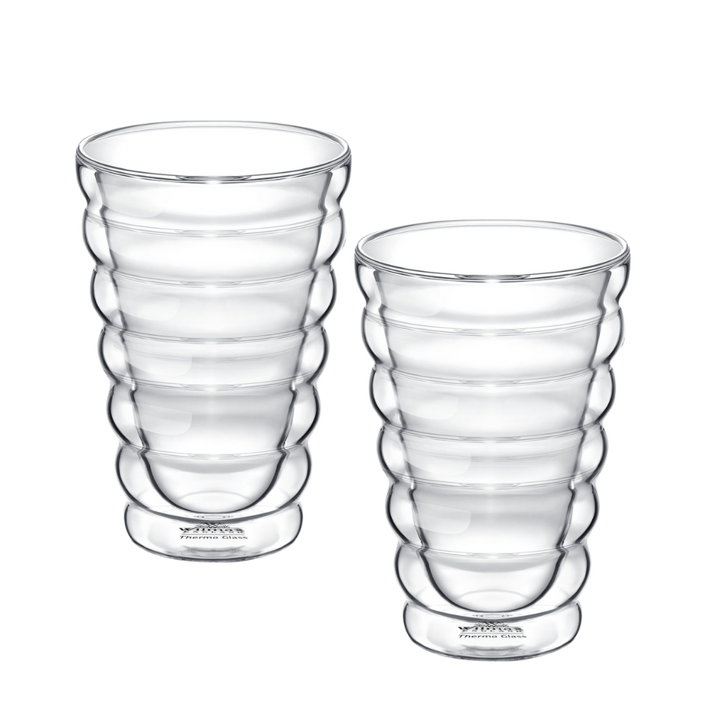 Wilmax Doppelwandiges Thermoglas 300 ml 2er Set WL-888417/A2