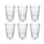 Wilmax Doppelwandiges Thermoglas 300 ml 4er Set WL-888417/A4