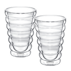 Wilmax Doppelwandiges Thermoglas 400 ml 2er Set WL-888418/A2