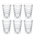 Wilmax Doppelwandiges Thermoglas 400 ml 6er Set WL-888418/A6