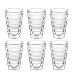 Wilmax Doppelwandiges Thermoglas 400 ml 6er Set WL-888418/A6