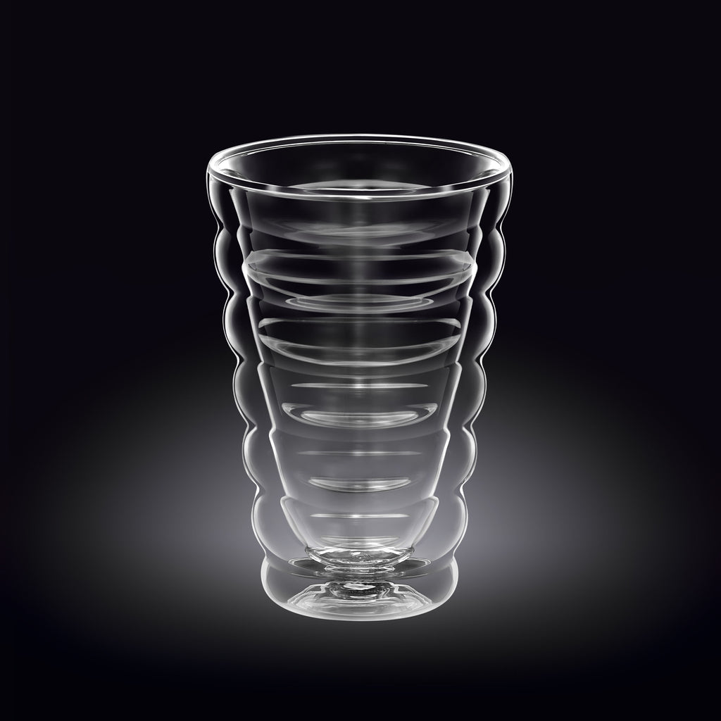 Wilmax Doppelwandiges Thermoglas 400 ml 2er Set WL-888418/A2