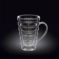 Wilmax Doppelwandiger Thermoglas Becher 300 ml Transparent WL-888424/A