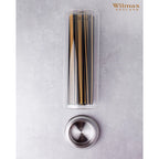 Wilmax Vorratsglas 2000 ml mit Edelstahl Deckel Transparent WL-888520/A