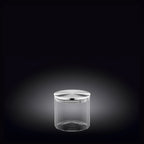 Wilmax Vorratsglas 600 ml mit Edelstahl Deckel Transparent WL-888512/A