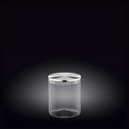 Wilmax Vorratsglas 760 ml mit Edelstahldeckel 3er Set WL-888513/A3