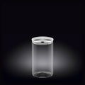 Wilmax Vorratsglas 1100 ml mit Edelstahl Deckel Transparent WL-888515/A