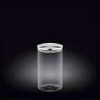 Wilmax Vorratsglas 1100 ml mit Edelstahldeckel 3er Set WL-888515/A3