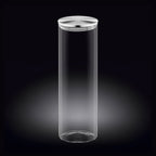 Wilmax Vorratsglas 2000 ml mit Edelstahl Deckel Transparent WL-888520/A