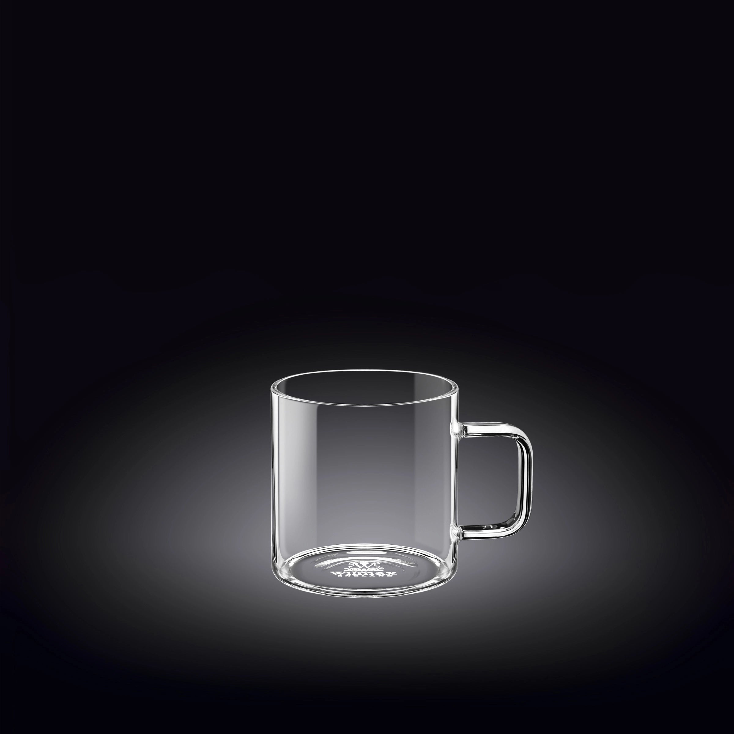 Wilmax Tassen 100 ml aus Borosilikatglas, 6er-Set WL-888602/A6