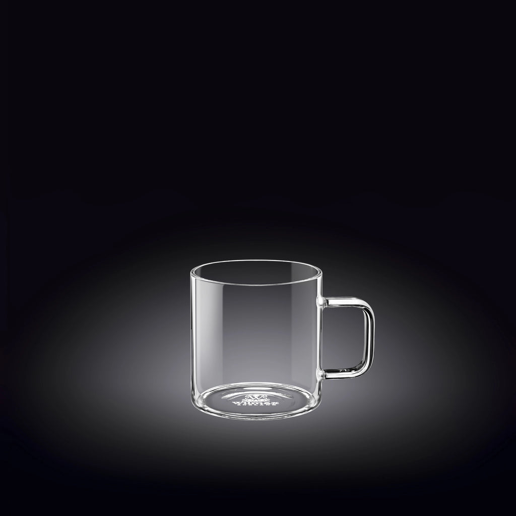 Wilmax Glastasse 100 ml Borosilikatglas 6er Set WL-888602/A6