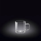 Wilmax Glastasse 100 ml Borosilikatglas 6er Set WL-888602/A6