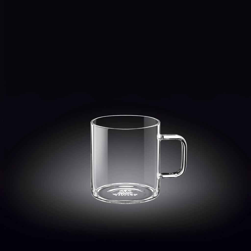 Wilmax Glastasse 160 ml Borosilikatglas 6er Set WL-888603/A6