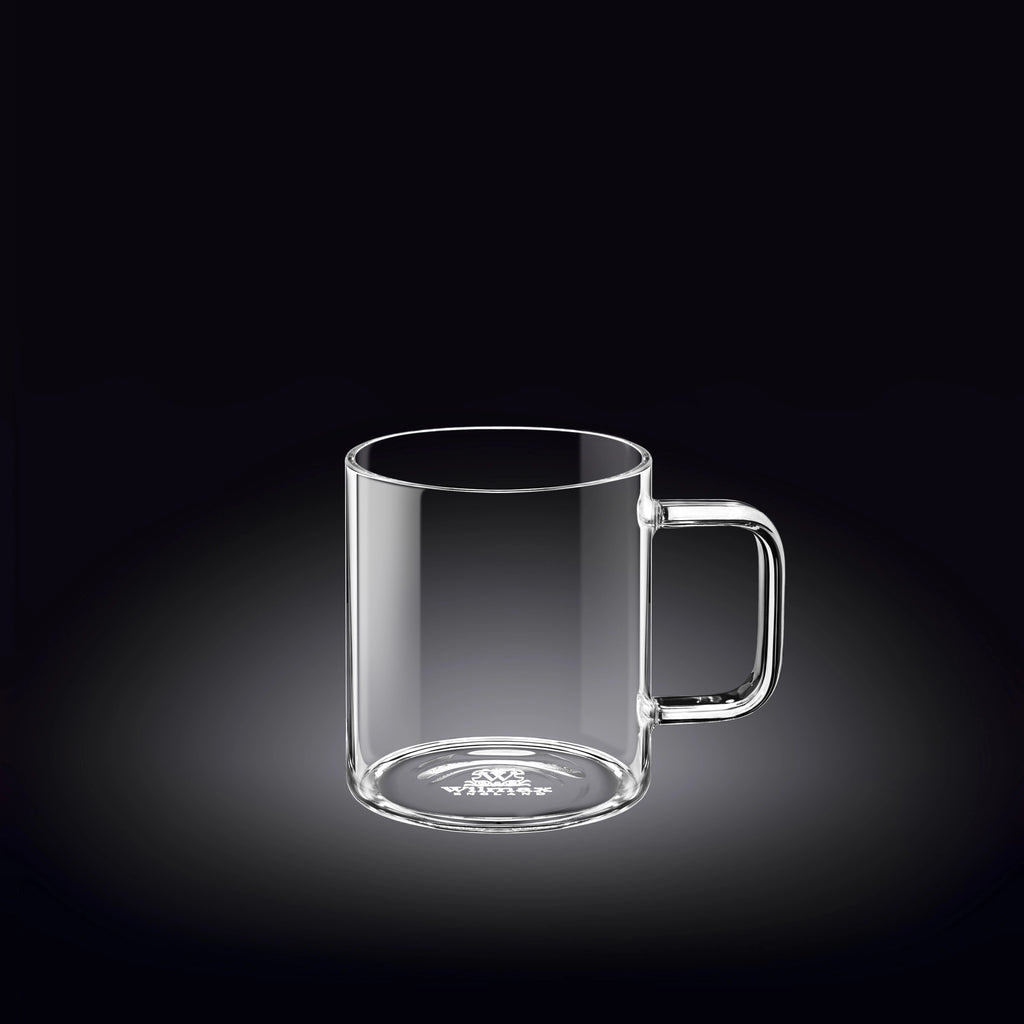 Wilmax Glastasse 200 ml Borosilikatglas 6er Set WL-888604/A6