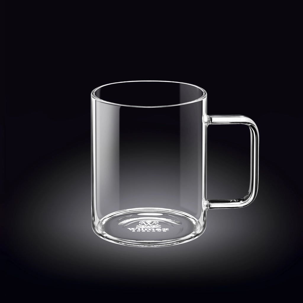 Wilmax Glastasse 500 ml Borosilikatglas Transparent WL-888608/A