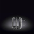 Wilmax Rillentasse 150 ml Thermoglas Transparent WL-888613/A