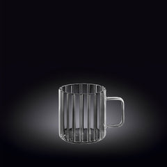 Wilmax Rillentasse, 150 ml, Thermoglas, WL-888613/A