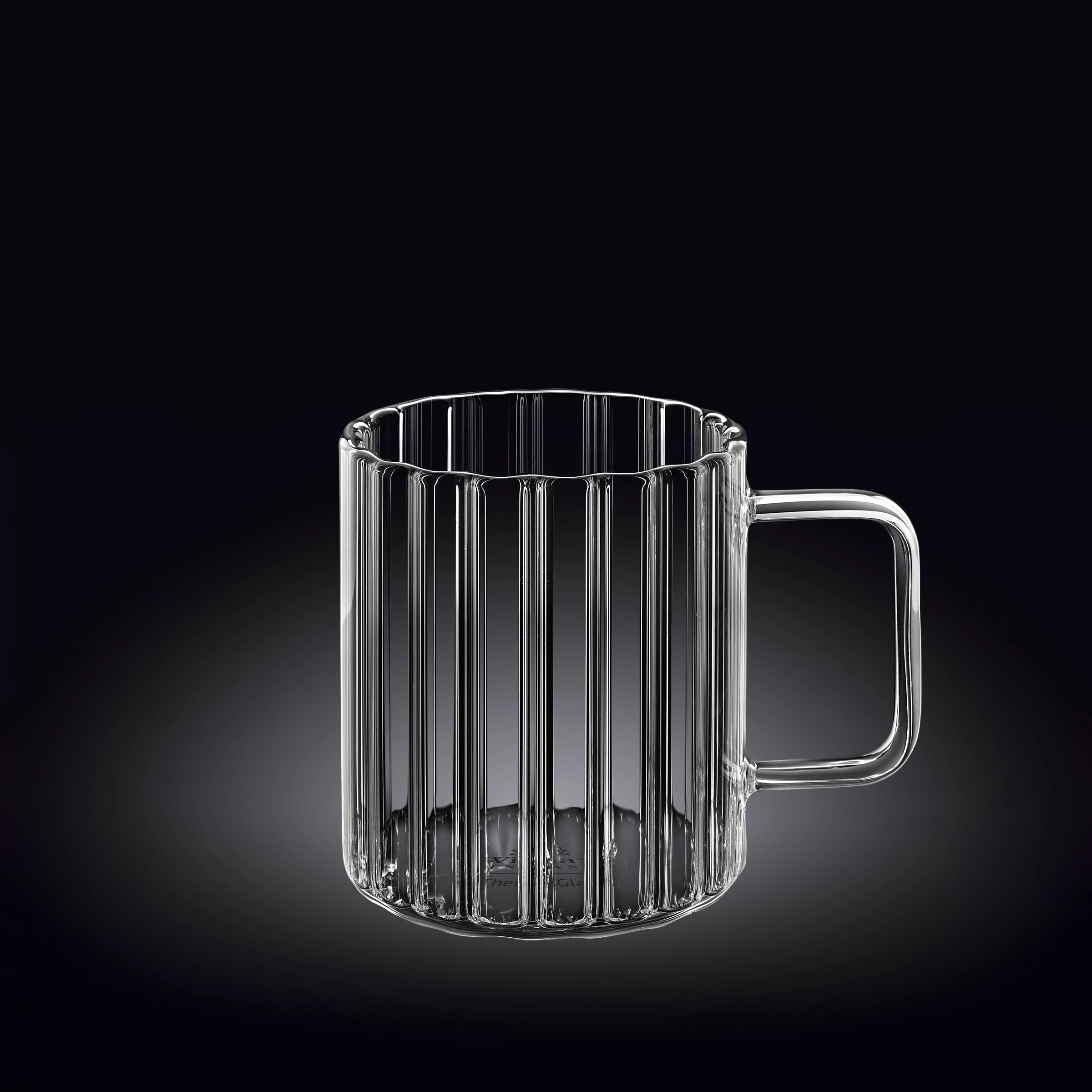 Wilmax Glasbecher 400 ml Borosilikatglas Transparent WL-888617/A