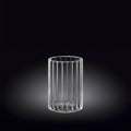Wilmax Geriffeltes Glas 200 ml Borosilikatglas Transparent WL-888623/A