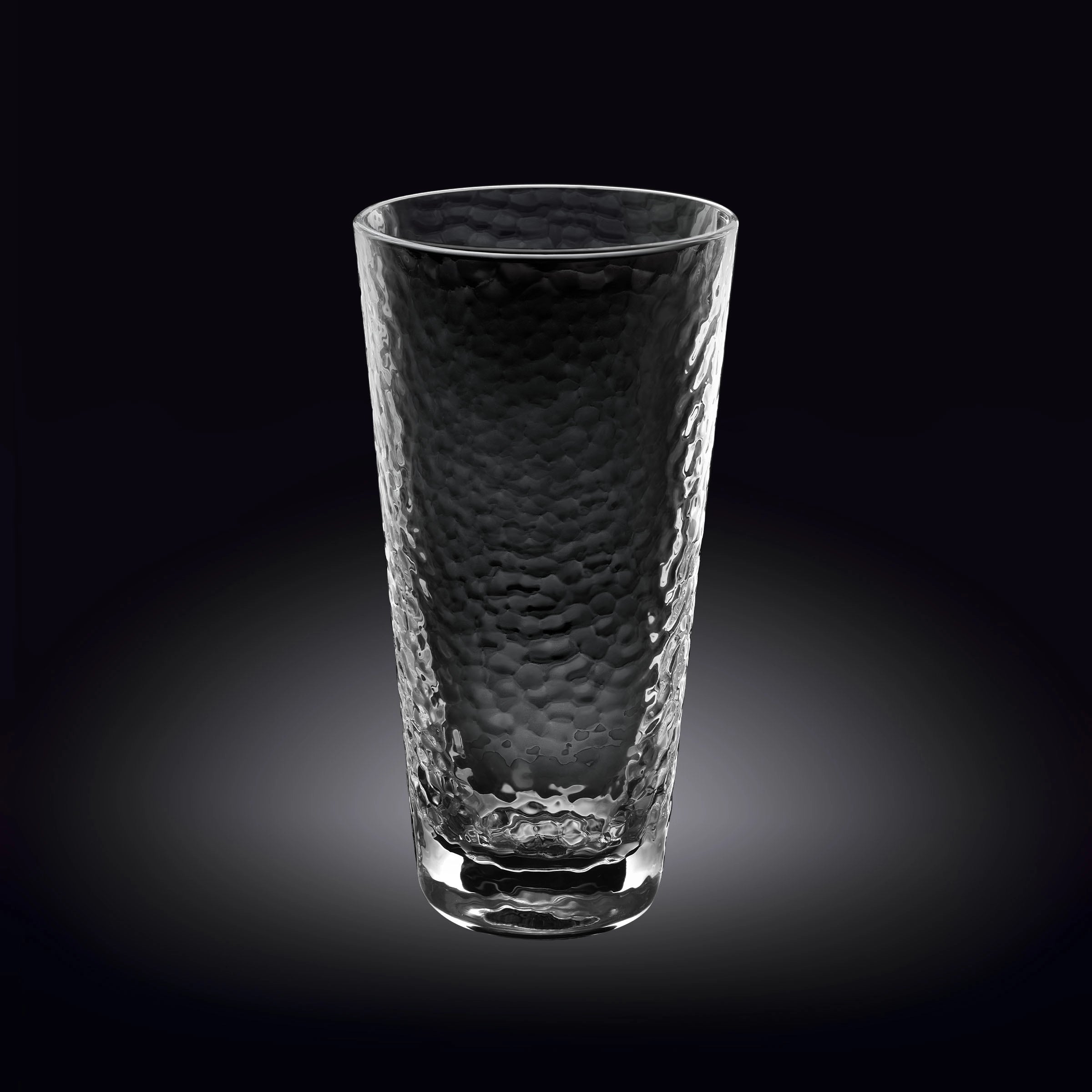 Wilmax Hammered Glas 320 ml Borosilikatglas Transparent WL-888629/A