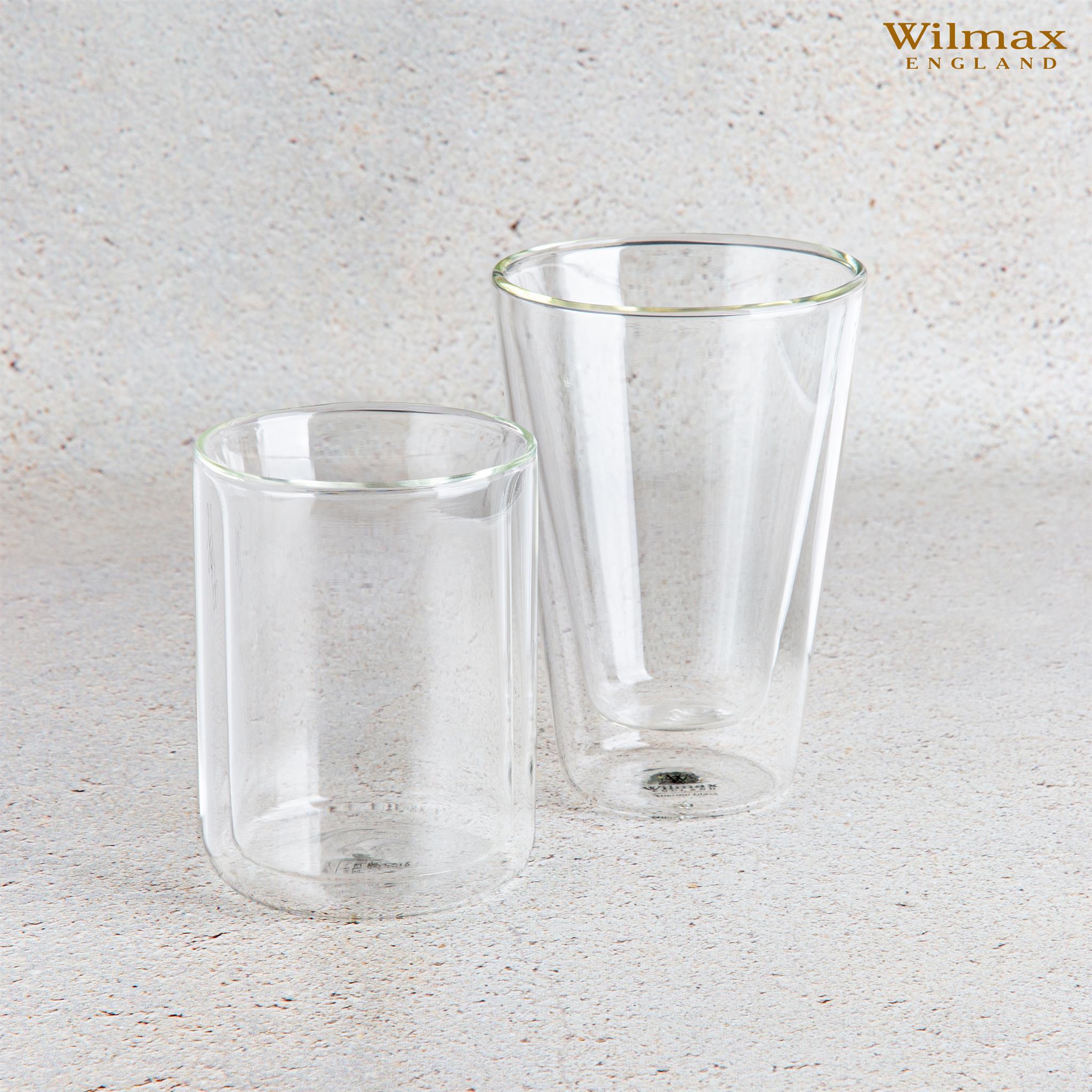 Wilmax Doppelwandiges Glas 150 ml Transparent WL-888702/A