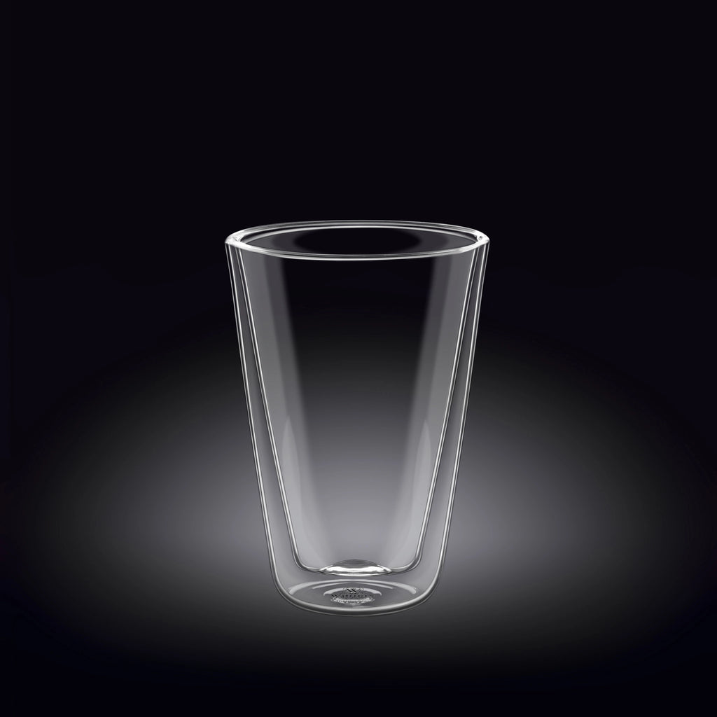 Wilmax Doppelwandiges Glas 200 ml Transparent WL-888704/A