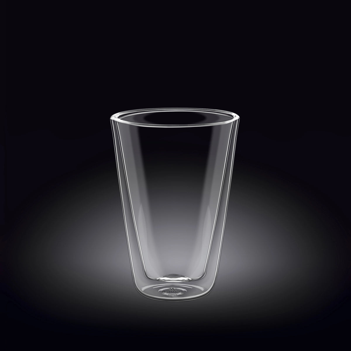 Wilmax Thermoglas 250 ml doppelwandig, mundgeblasen, hitzebeständig, WL-888704/A