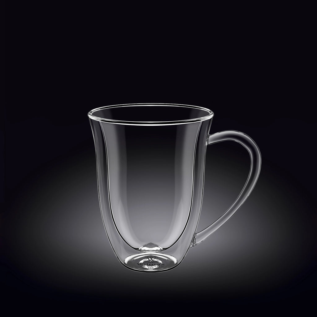 Wilmax Doppelwandige Tasse 250 ml Transparent WL-888725/A