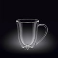 Wilmax Doppelwandige Tasse 250 ml Transparent WL-888725/A