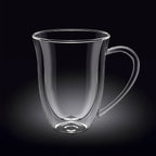 Wilmax Doppelwandiger Becher 400 ml Transparent WL-888727/A