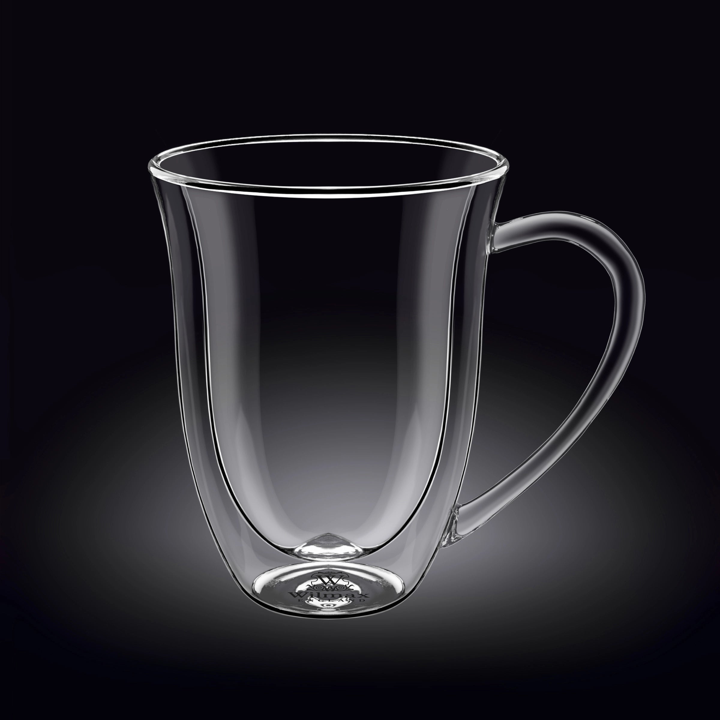 Wilmax Doppelwandiger Becher 400 ml Transparent WL-888727/A