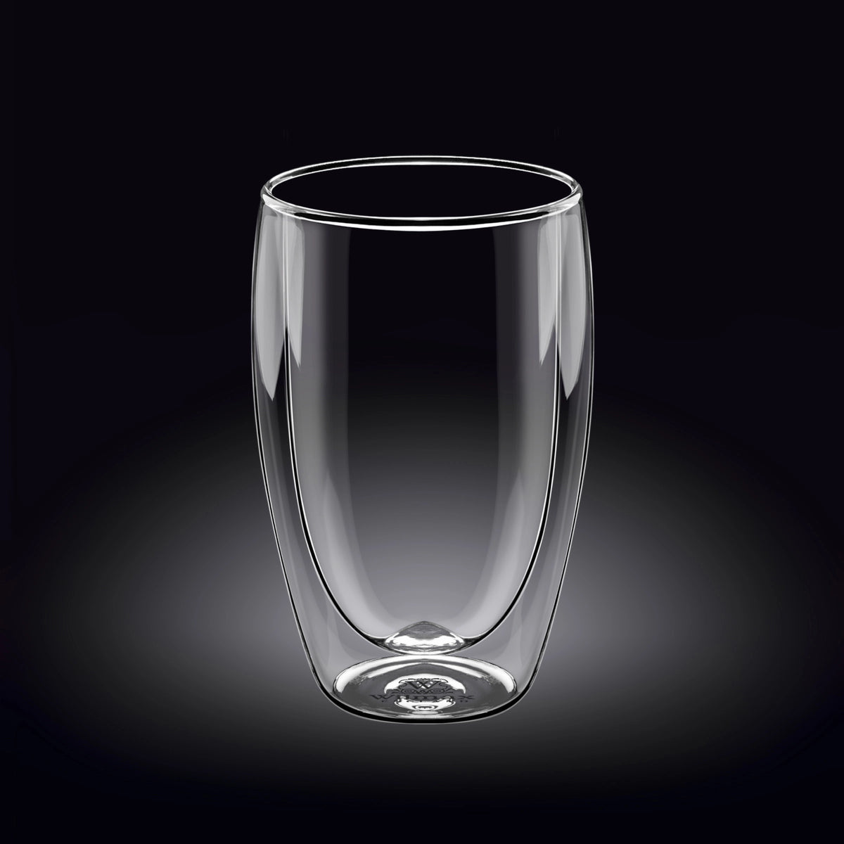 Wilmax Doppelwandiges Thermoglas, 400 ml, hitzebeständig – WL-888734/A