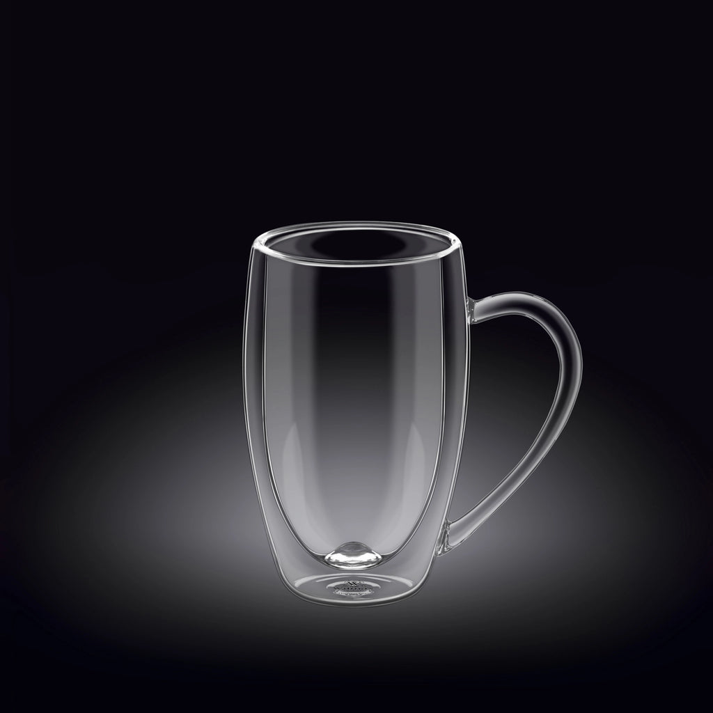 Wilmax Doppelwandiges Glas 250 ml Transparent WL-888739/A