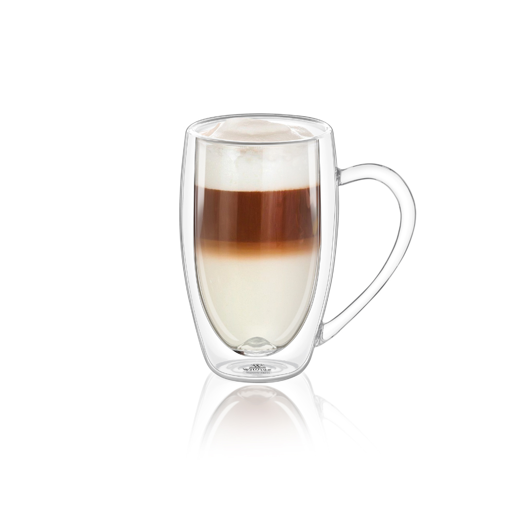 Wilmax Doppelwandiges Glas 250 ml Transparent WL-888739/A