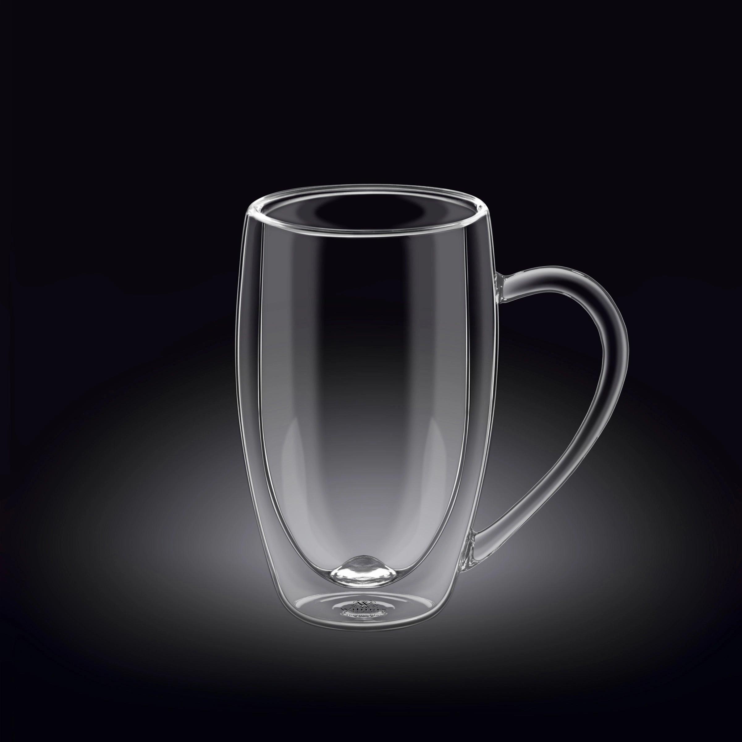 Wilmax Doppelwandiger Glasbecher 300 ml Transparent WL-888740/A