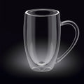 Wilmax Doppelwandiger Glasbecher 500 ml 6er Set WL-888742/A6