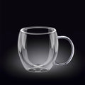 Wilmax Doppelwandiger Glasbecher 400 ml Transparent WL-888748/A