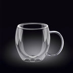 Wilmax Doppelwandiger Glasbecher 400 ml Transparent WL-888748/A