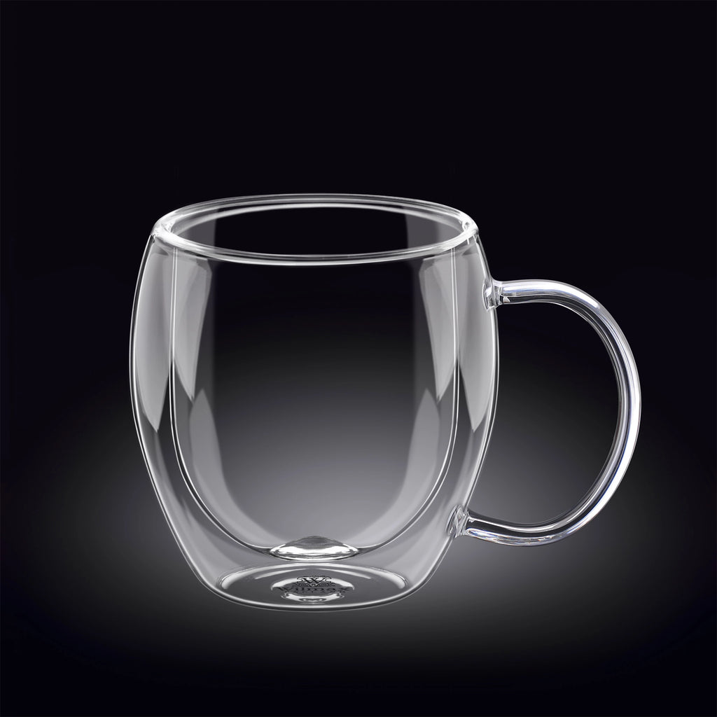 Wilmax Doppelwandige Tasse 500 ml Transparent WL-888749/A