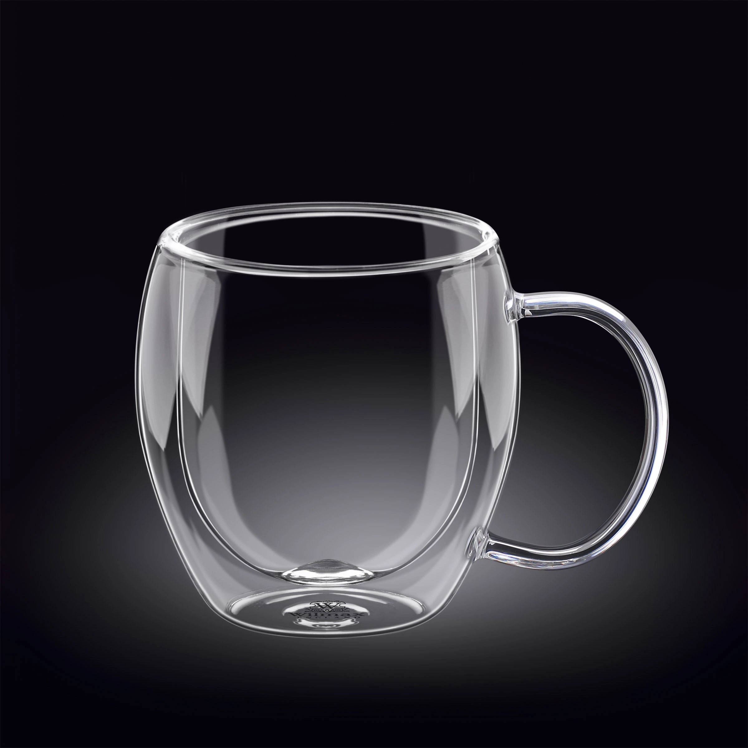 Wilmax Doppelwandige Tasse 500 ml Transparent WL-888749/A