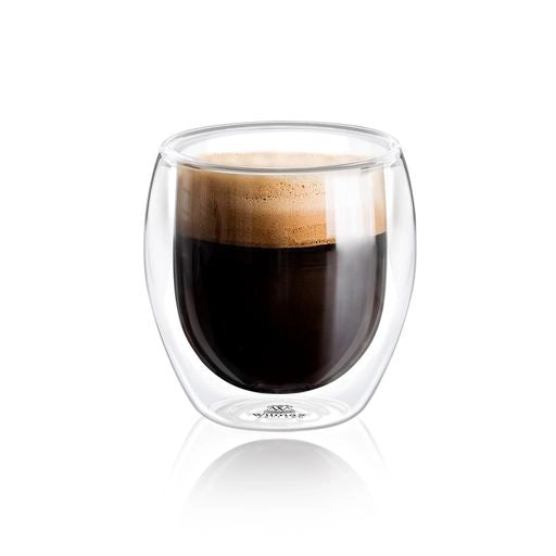 Wilmax Thermo-Glasbecher, 500 ml, doppelwandig, hitzebeständig – WL-888764/A
